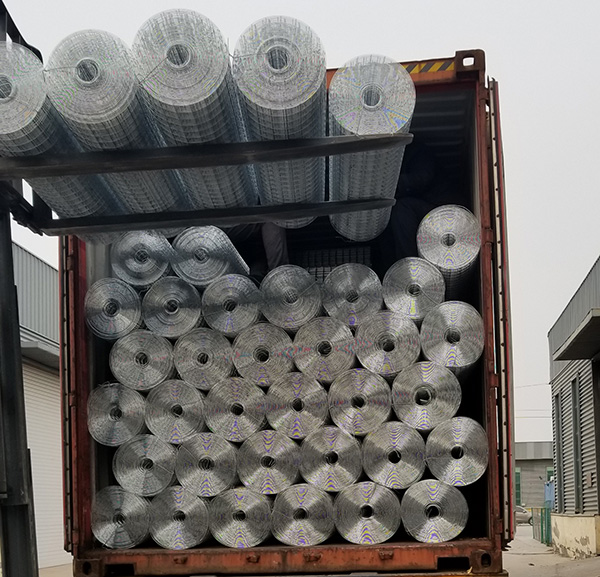 Shipment of Galvanized Welded Wire Mesh to Indonesia.